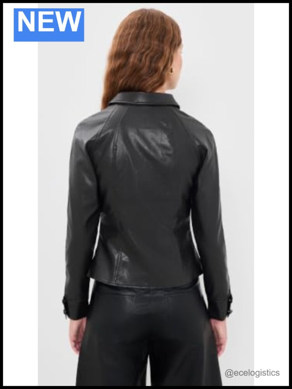 Lioness Women's Faux Leather Double-Breasted Form Jacket - Picture 3 of 5